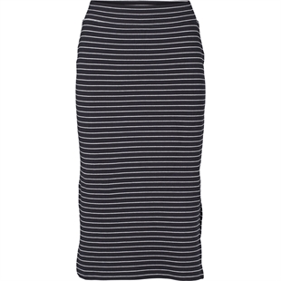 Basic apparel - Ludmilla long skirt Black/white